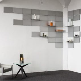 Folding Shelves by Lake and Wells
